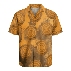 Green Spiral Short Sleeve Shirt