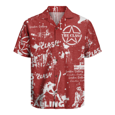 Calling London Short Sleeve Shirt (Red)