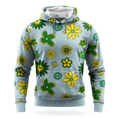 3 Feet High And Rising - Light Blue Fleece Hoodie