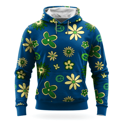 3 Feet High And Rising - Dark Blue Fleece Hoodie