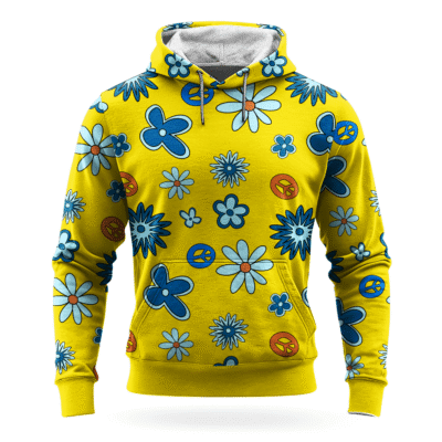 3 Feet High And Rising - Yellow Fleece Hoodie