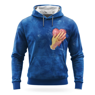 Hold On My Heart Fleece Hoodie