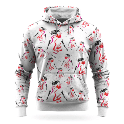 The Lady In Red 2 Fleece Hoodie