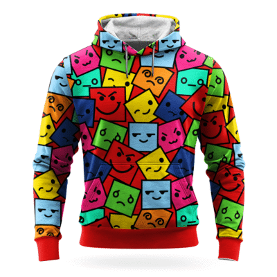 Have A Nice Day Colorful Fleece Hoodie