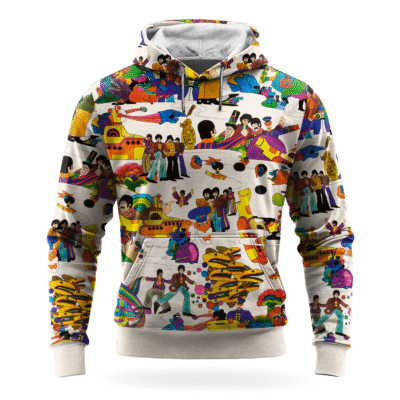 Beatles Yellow Submarine Fleece Hoodie