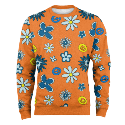 3 Feet High And Rising - Orange Fleece Sweatshirt