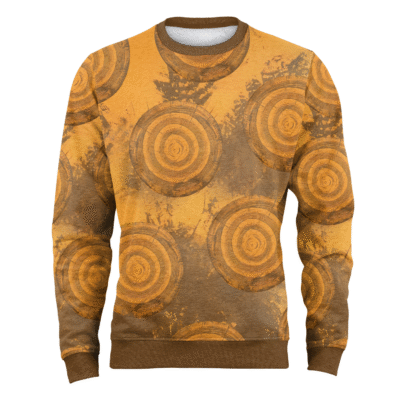 Green Spiral Fleece Sweatshirt
