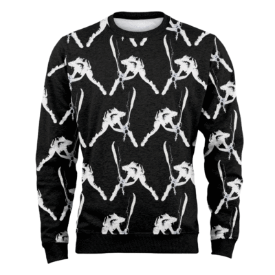 Calling from London (Black) Fleece Sweatshirt