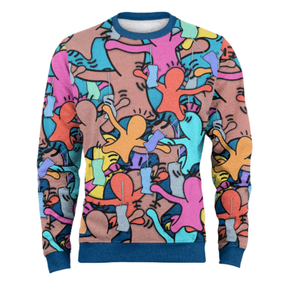 Nevermind Parody Colorful Fleece Sweatshirt