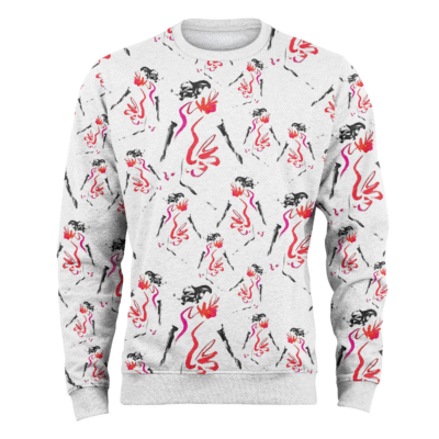 The Lady In Red 2 Fleece Sweatshirt