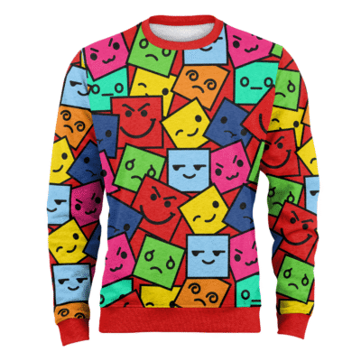 Have A Nice Day Colorful Fleece Sweatshirt