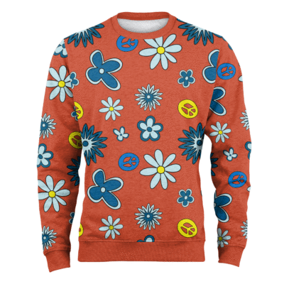 3 Feet High And Rising - Dark Orange Fleece Sweatshirt