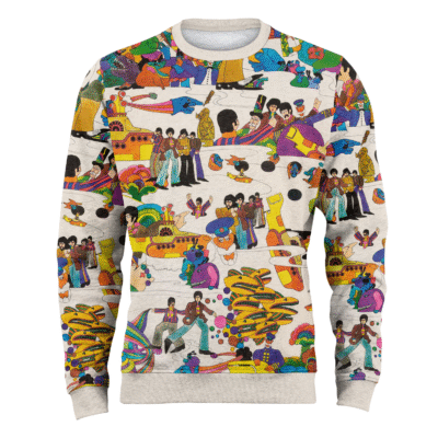 Beatles Yellow Submarine Fleece Sweatshirt