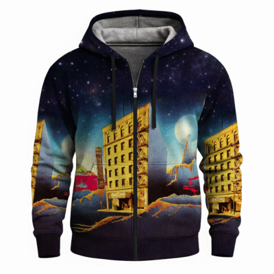 From The Mars Hotel Zip Hoodie