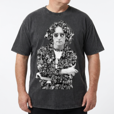 John Lennon DTF Washed T-Shirt (Printed in US)